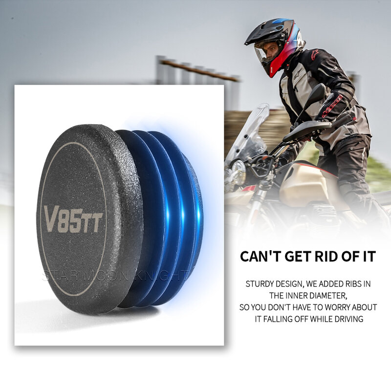 Motorcycle Accessories Frame End Caps Frame Hole Cover Caps Plug Decorative For Moto Guzzi V85TT V85 TT 2019 2020 2021 2022-