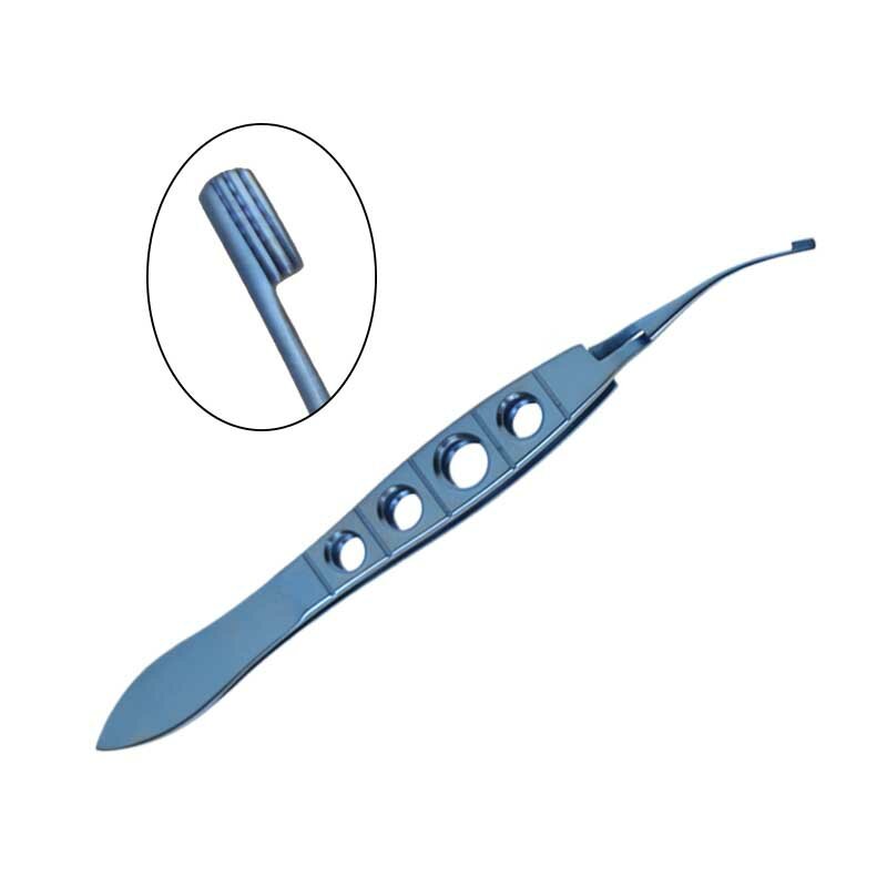 Oogheelkundige Pincet Nucleus Verwijdering Pincet Titaniumlegering Ooglid Chirurgie Tool Oftalmisch Instrument