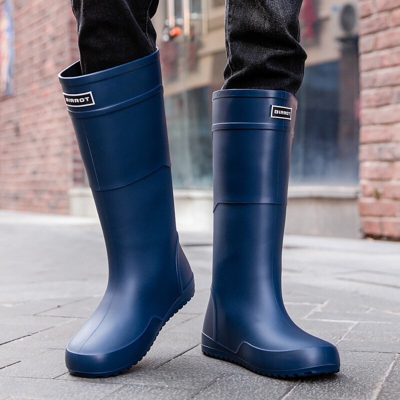 2023 nowe wysokie damskie kalosze wyjściowy modny wygodne antypoślizgowe kalosze gumowe wodoodporne buty do pracy rozmiar 39-44