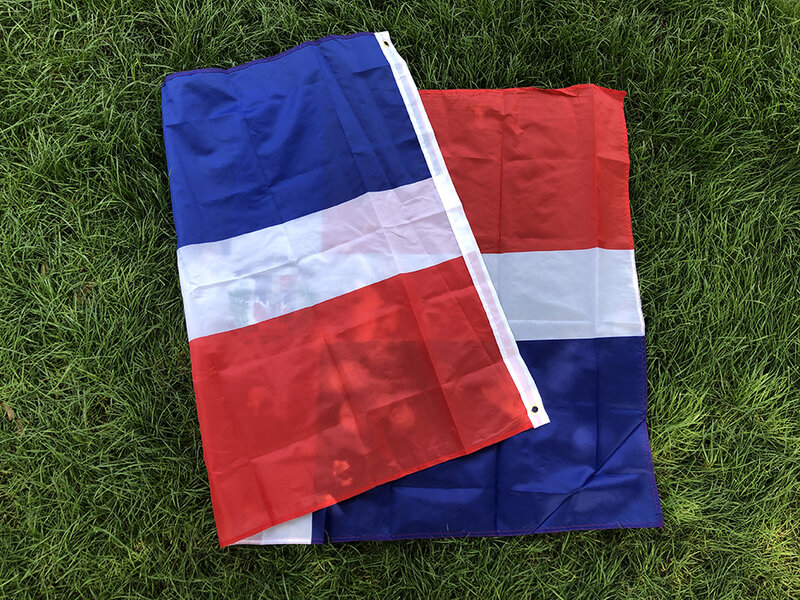 SKY FLAG free shipping 90X150CM Hanging Polyester Dominican Republic national Banner Outdoor Indoor Big Flag for decoration