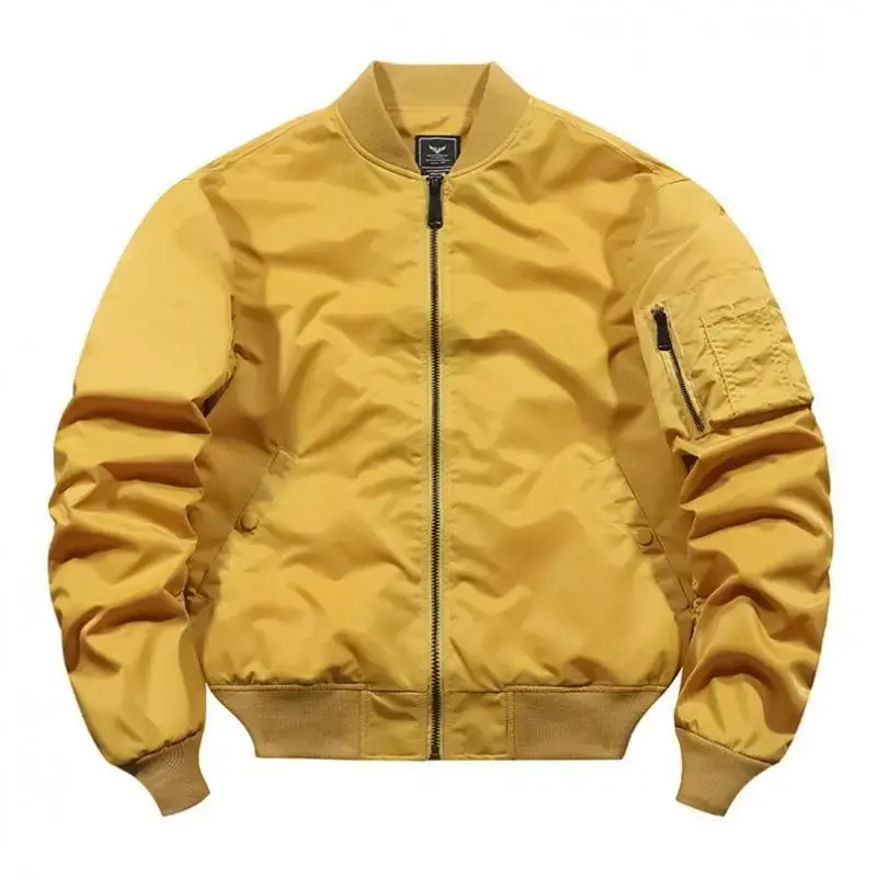 Jaqueta bomber blusão para homens e mulheres, Flight Coat, Flight Jacket, roupas de beisebol varsity, primavera e outono, 2021