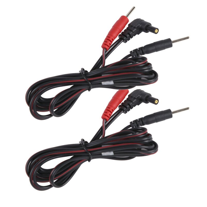 Электродные свинцовые провода, стандартные соединительные кабели для мышечных стимуляторов Tens/Ems, электродные прокладки, массажные цифровые терапевтические машины