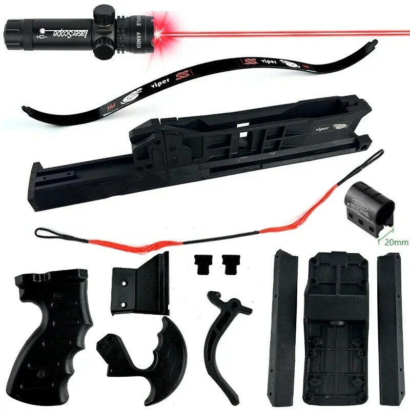 Accessori per la caccia fai-da-te tiro con l'arco laser fionda caccia all'aperto tiro assemblaggio accessori per attrezzi con arco e frecce
