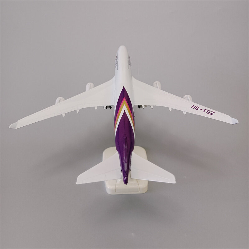 เครื่องบินโบอิ้งไทยโบอิ้ง747 B747-400 20cm, เครื่องบินเครื่องบินจำลองเครื่องบินจำลองอากาศเหล็กหล่อทำจากโลหะอัลลอย