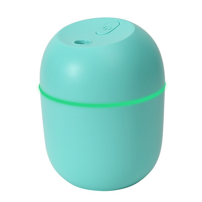Pelembap Udara Mini Ultrasonik Penyebar Aroma Minyak Esensial untuk Pembuat Kabut Fogger USB Mobil dengan Lampu Malam LED Perlengkapan Rumah