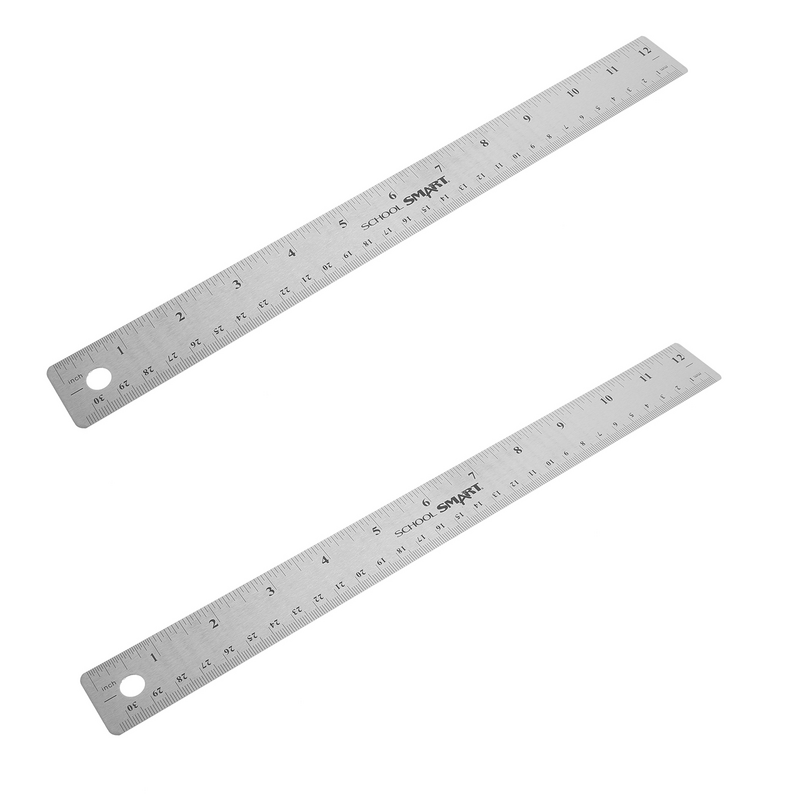 Cork Steel Ruler Measuring Scale Corked Rulers for Engineering Backing