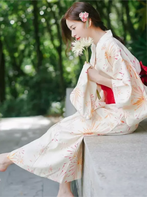 Kimonos เสื้อคอสเพลย์คาร์ดิแกนสไตล์กิโมโนสำหรับผู้หญิง, เสื้อเบลาส์ชุดญี่ปุ่นยูกาตะสำหรับใส่ในฤดูร้อนและฤดูร้อน