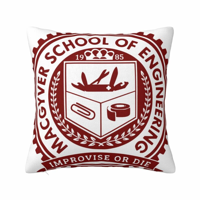 Macgyver School Gadgets Engineering Square Pillow Case for Sofa Throw Pillow