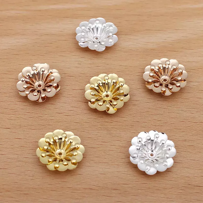 BoYuTe (50 pezzi/lottp) 5*16mm metallo ottone materiali floreali combinati accessori per gioielli fai da te fatti a mano all'ingrosso