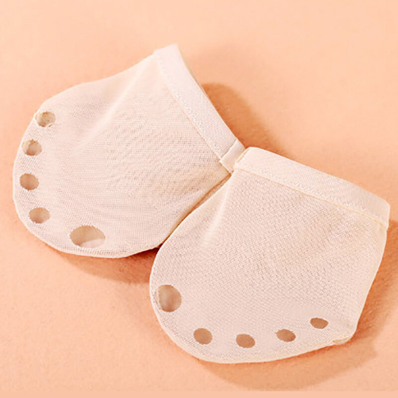 USHINE-almohadilla de cinco agujeros para danza del vientre, zapatos de práctica para el dedo del pie, calcetines de protección para baile, tangas para el pie para mujer