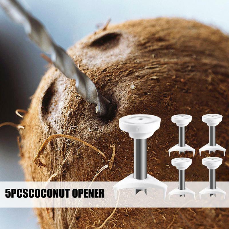 Coconut Hole Puncher apriscatole manuale in acciaio inossidabile piccolo strumento di cocco per la casa negozi di frutta cucina ristorante cocco portatile