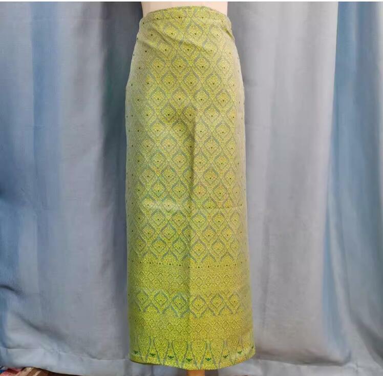 Thai Women Skirt Tradition Southeast Asia Dress Summer Sarong Thailand