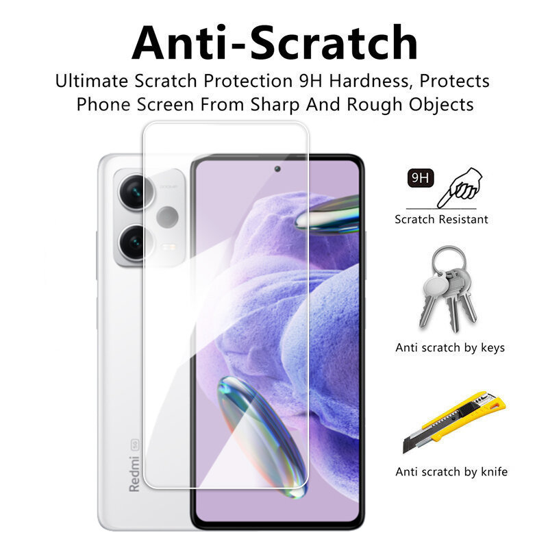 For Xiaomi Redmi Note 12 Pro+ Plus 5G Global Glass Redmi Note 12 Pro Tempered Glass Transparent HD Screen Protector Note 12 Film