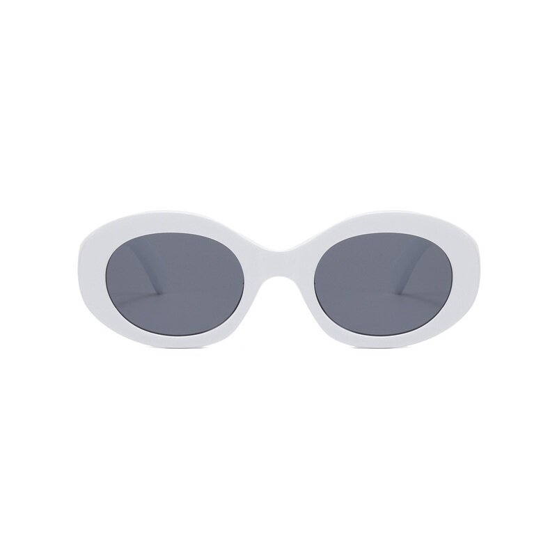 Gafas de sol ovaladas para hombre y mujer, lentes de sol de marca de diseñador de lujo, modernas y elegantes, UV400