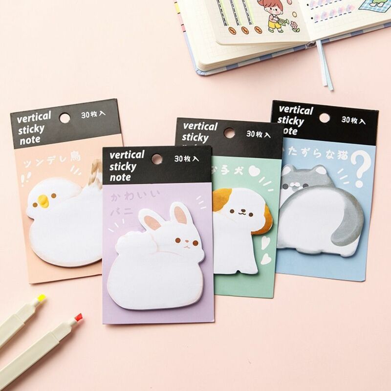 Posted Memo Pad Bookmarks Ins Cartoon Notepad Animal Cute Sticky Notes School Supplies