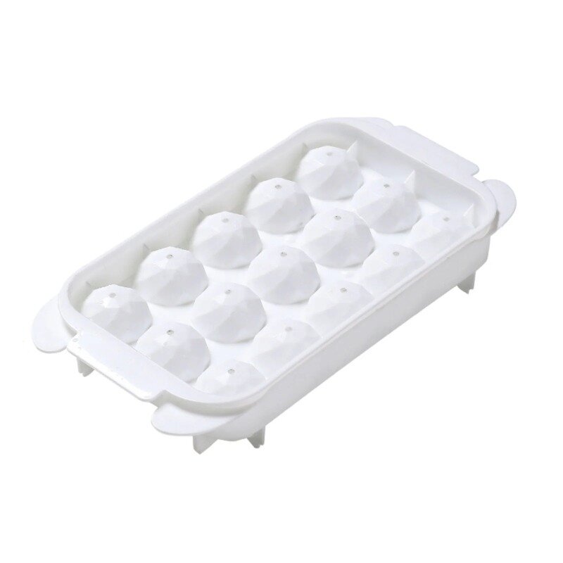 labakihah cake mold silicone ice cubes trays freezer with lid -space-saving multiple round ice cubes