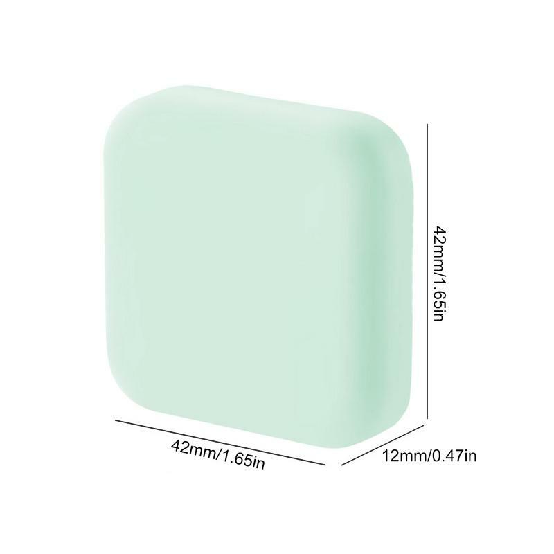 1PC Silicone Door Handle Bumpers Self Adhesive Deurstopper Protection Porte Pad Mute Sticker Square Wall Protector Buffer Pad