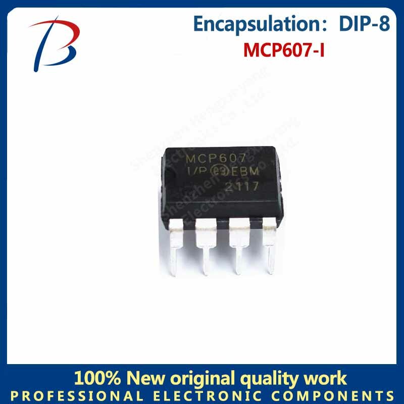 MCP607-I Em Linha DIP-8 Chip Amplificador Integrado, 5Pcs