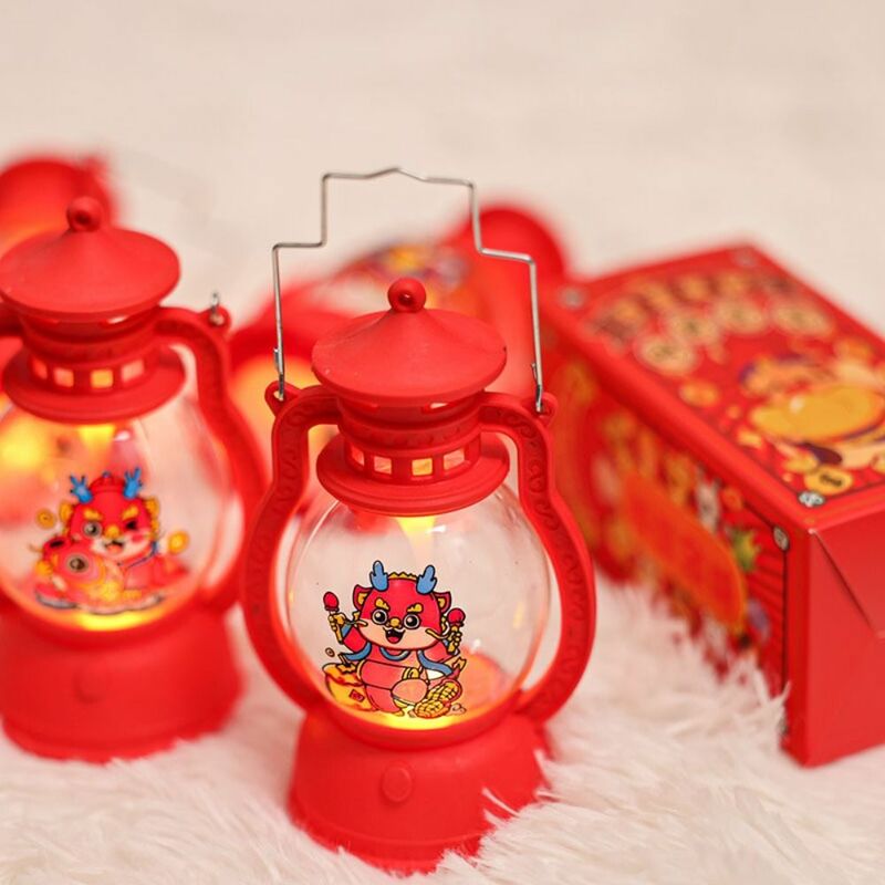 Lampu LED dekorasi Tahun Naga portabel, lampu malam bercahaya LED tahan air multifungsi tahan lama untuk dekorasi Tahun Baru Tiongkok