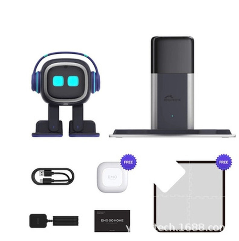 Emo Roboter Haustier inteli gente Zukunft ai Roboter Stimme Smart Roboter elektronisches Spielzeug PVC Desktop Begleiter Roboter für Kinder Weihnachten Geschenke