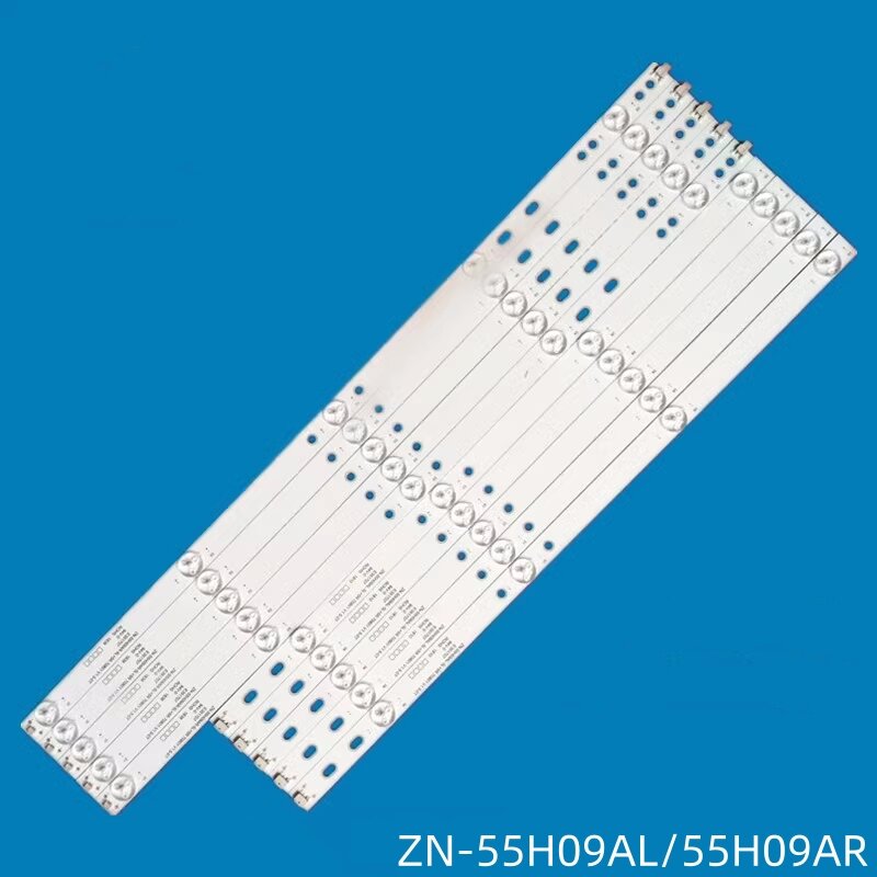 Faixa de retroiluminação LED para TV Polar, 9 lâmpadas, P55l21t2csm, L55UHDPR001, ZN-55K09AL(AR)-5, 70704, V2.1-OT, ZN-55K09AR