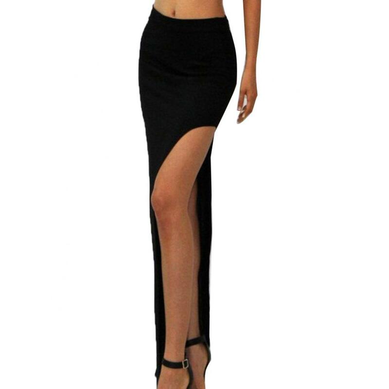 2023 New High Waist Skirt Sexy Women Long Skirts Lady Novelty Open Side Split High Waist High Slit Long Maxi Skirts