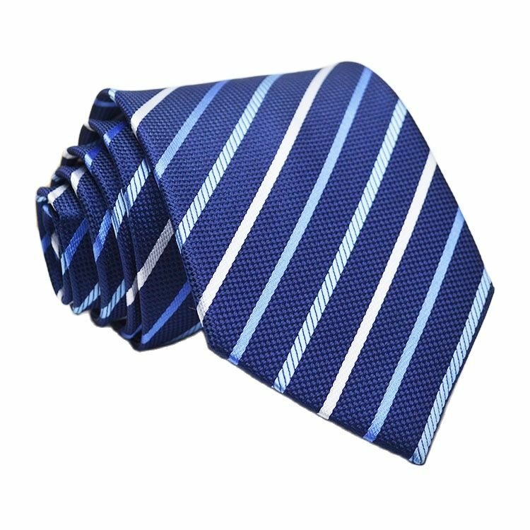 Moda marca listra gravata masculina novo design gravata de casamento masculino negócios noivo grave gravata suave