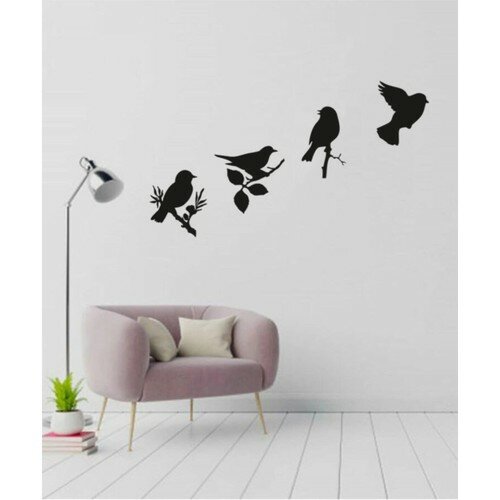 Dekorative Moderne Vierbett Vogel Wand Ornament Stilvolle Aussehen Neue Design