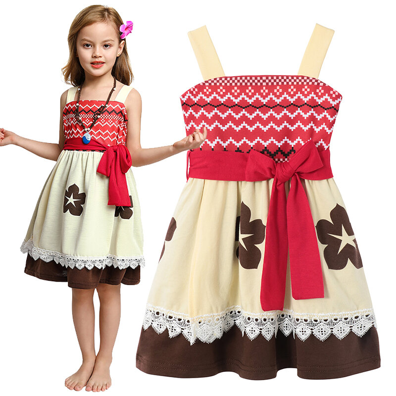 3 Stück Disney Sommerkleider Freizeit kleid für Mädchen süße Sommerferien Kleid gefroren Elsa Anna Kostüme Party kleidung