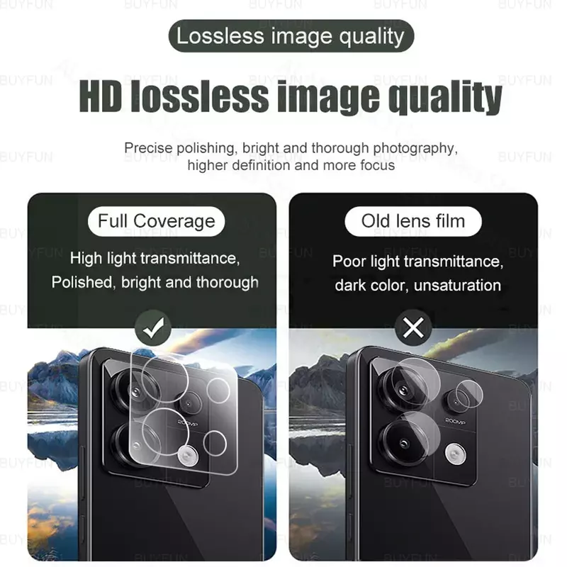 1-4Pcs For Xiaomi Redmi Note13 4G 3D Lens Protector Redmy Note 13 Pro Plus 13Pro 5G Readmi Note13pro Tempered Glass Screen Cover