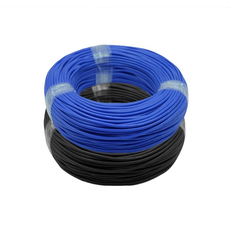 Cable de cobre de goma de silicona Súper suave, resistente al calor, Cable electrónico Ultra Flexible, Cable de alta temperatura, 5M, 10M, 30AWG, 10AWG