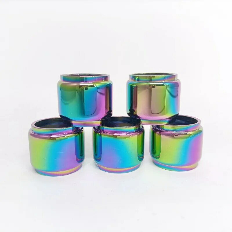 Tanque de vidrio arcoíris de 3 piezas para SMOK TFV16, tanque de 9ml / TFV16 Lite de 5ml / TFV18 de 7,5 ml / Morph 2, kit de 7,5 ml / TFV12 PRINCE de 8ml