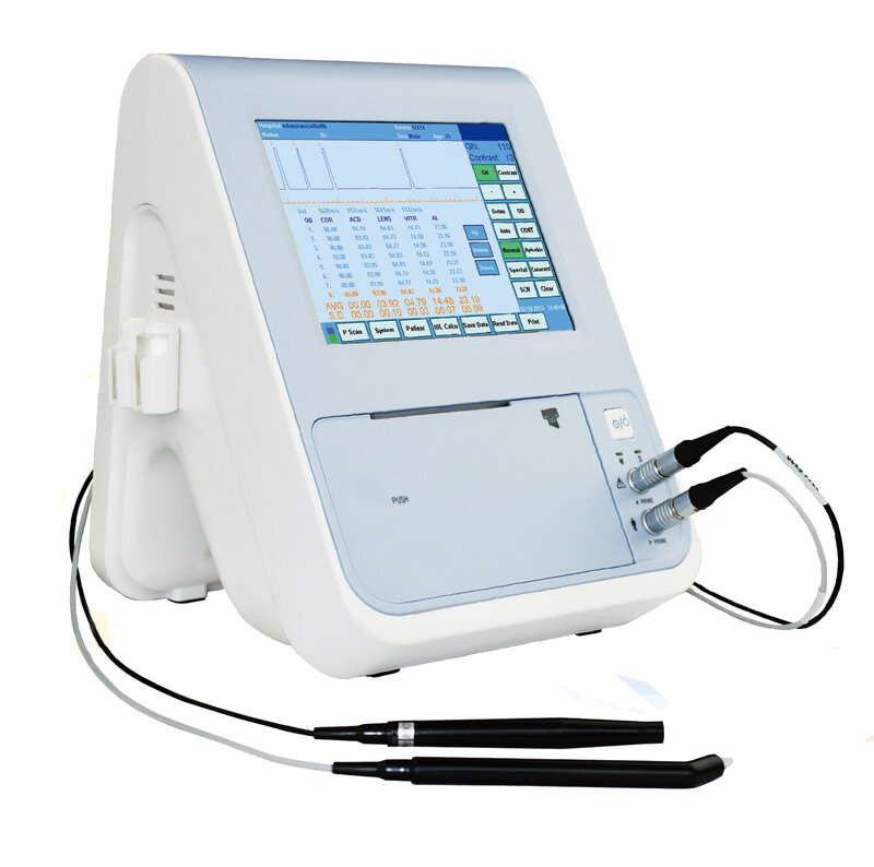 Mesin oftalmik ultrasound otomatis, pemindai a/b ultrasonik A/B untuk oftalmologi