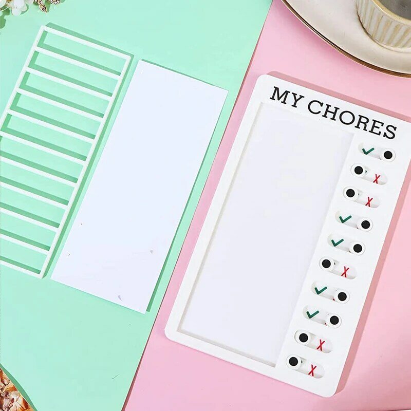 Planner Multi-Purpose Wall Hanging Checklist Memo Sticky Notes Pad Daily Weekly Monthly Stationery Notepad Office Supplies
