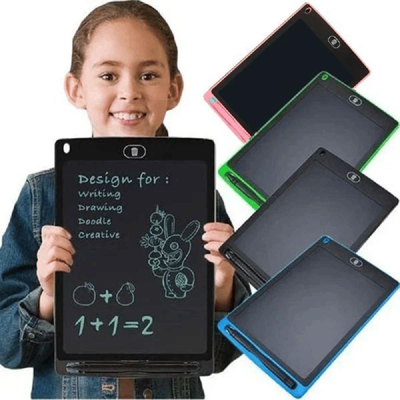 LCD Письменная доска 12 - дюймовая цветная электронная доска Граффити доска игрушка 3 - 12 - летние дети Девочки Мальчики Дети Образование Путешествия Подарки на День Рождения, Розовый