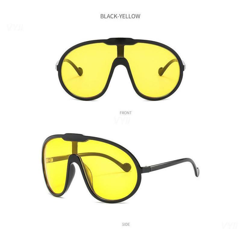 Kacamata berkendara isi 1 ~ 5 buah, kacamata cermin debu tahan lama multiwarna bening dan terang Uv400, kacamata aksesori pakaian menyenangkan