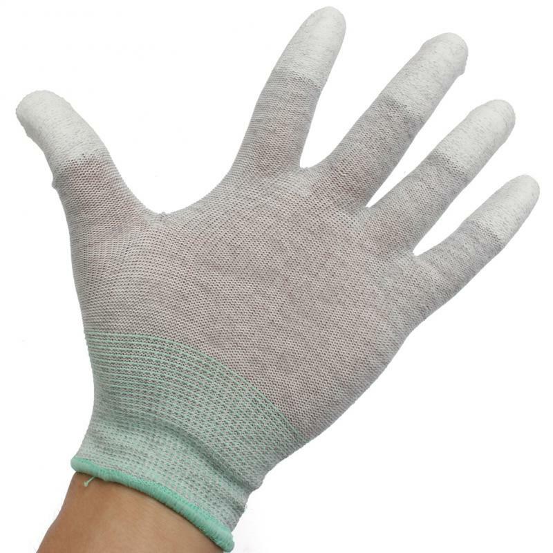 Haushalt anti statische statische verschleiß feste gestrickte rutsch feste industrielle Arbeits rutsch feste Handschuhe saubere Strick handschuhe sauber