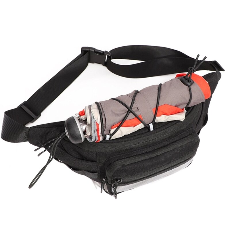 남자 패니 팩 조절 가능한 스트랩이있는 대용량 가슴 가방 하이킹 여행 스포츠를위한 캐주얼 벨트 가방 허리 가방