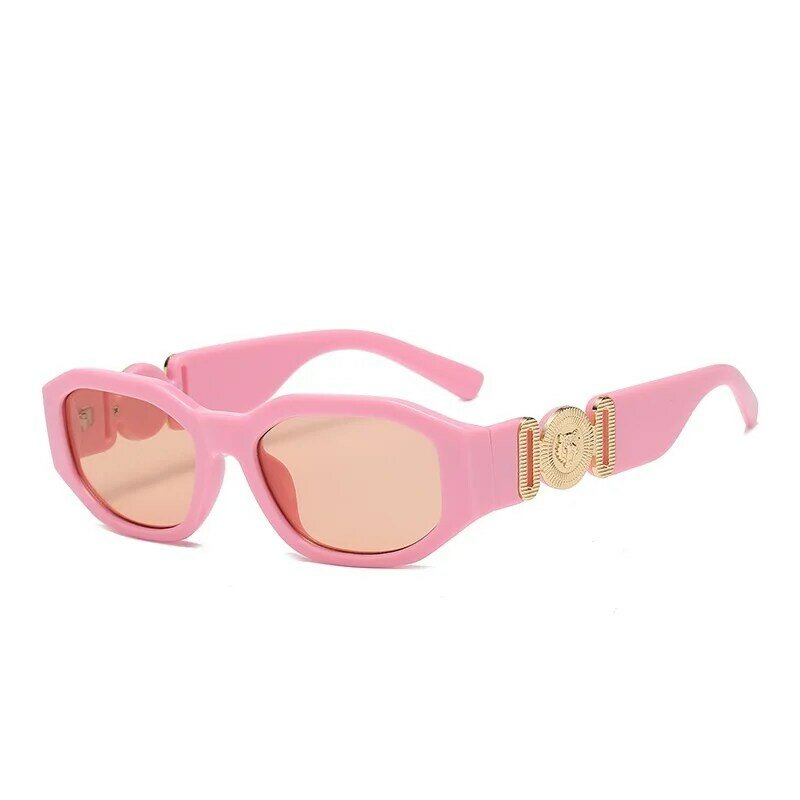 Солнечные очки LONSY UV400 Женские квадратные, модные брендовые дизайнерские темные очки с градиентом, в винтажном стиле ретро, с большой оправой