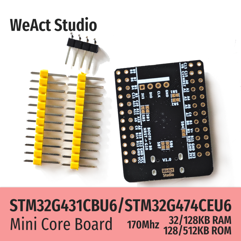 WeAct-Placa de demostración de núcleo STM32G4 STM32G474CEU6 STM32G431CBU6 STM32G431 STM32G474 STM32