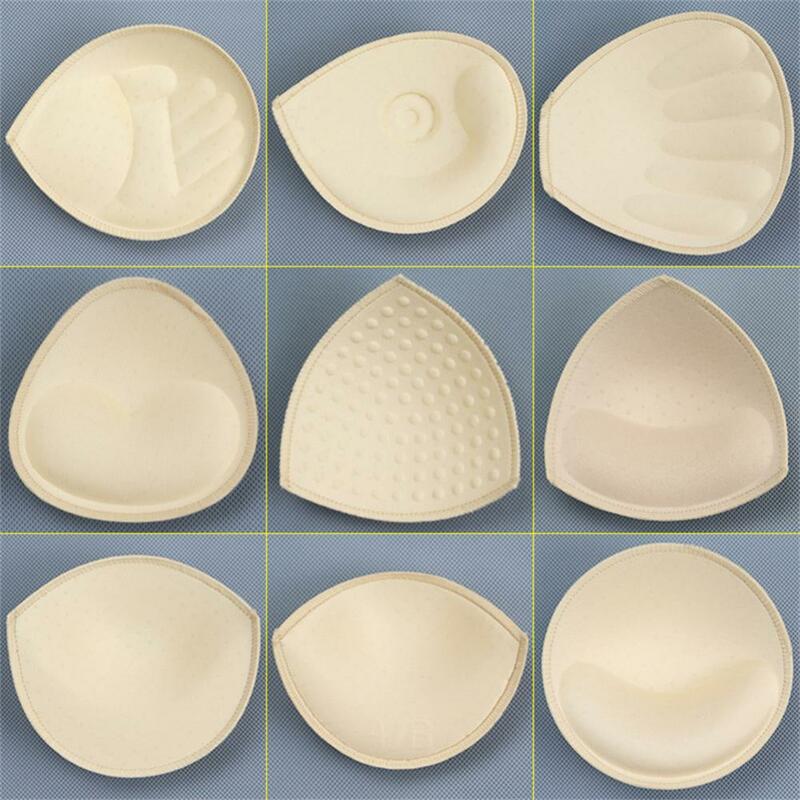 Bra Cups Inserts 3 Shapes Scattering Of Edges No Deformation Breathable Comfortable To Wear Removable Bra Pads For Sports Bra
