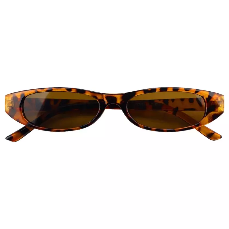Солнечные очки в прямоугольной оправе женские, винтажные солнцезащитные аксессуары кошачий глаз, в тонкой оправе, чёрные, красные, в ретро стиле