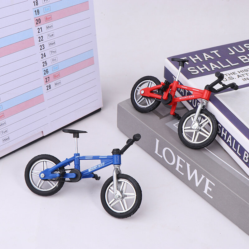 Mini Dedo de aleación Retro BMX, bicicleta de montaje, modelo de juguetes, Gadgets, juguetes de regalo