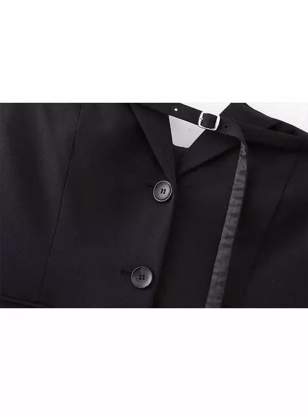 Женская Асимметричная блузка в полоску, свободная винтажная блузка с длинным рукавом, украшенная галстуком, на пуговицах, шикарные топы, новинка 2023