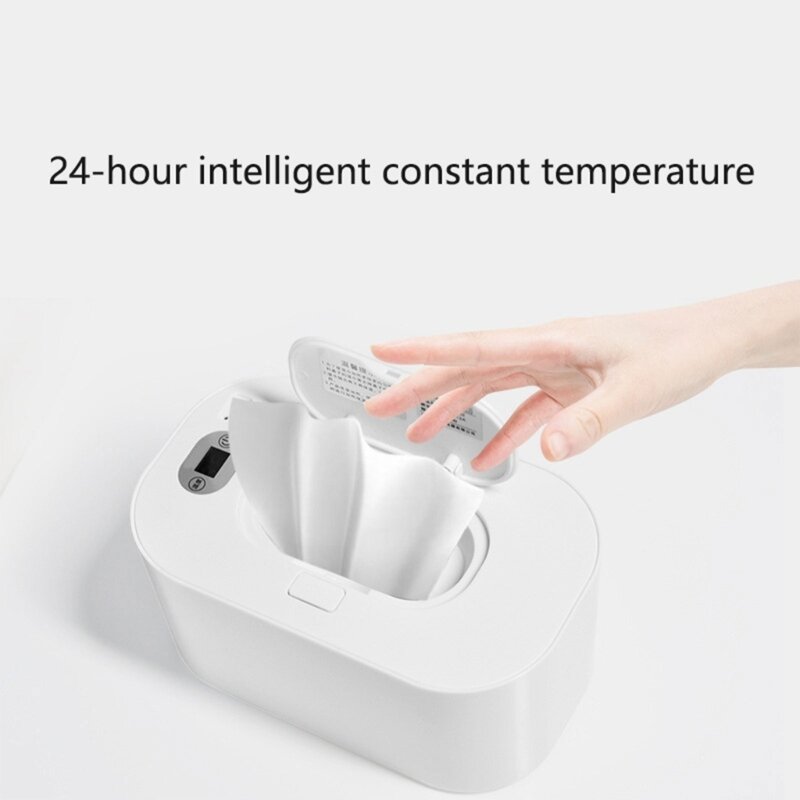Baby Wipe Warmer Heater USB Wet Towel Dispenser scatola di riscaldamento Home Car Use Portable Wipe Warmer 3 modalità di temperatura