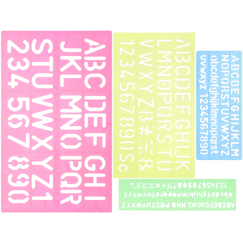 디지털 문자 켈리퍼 알파벳 추적 보드, 교육 완구 도구 퍼즐, 플라스틱 인식, 어린이 철자 놀이용, 4 개