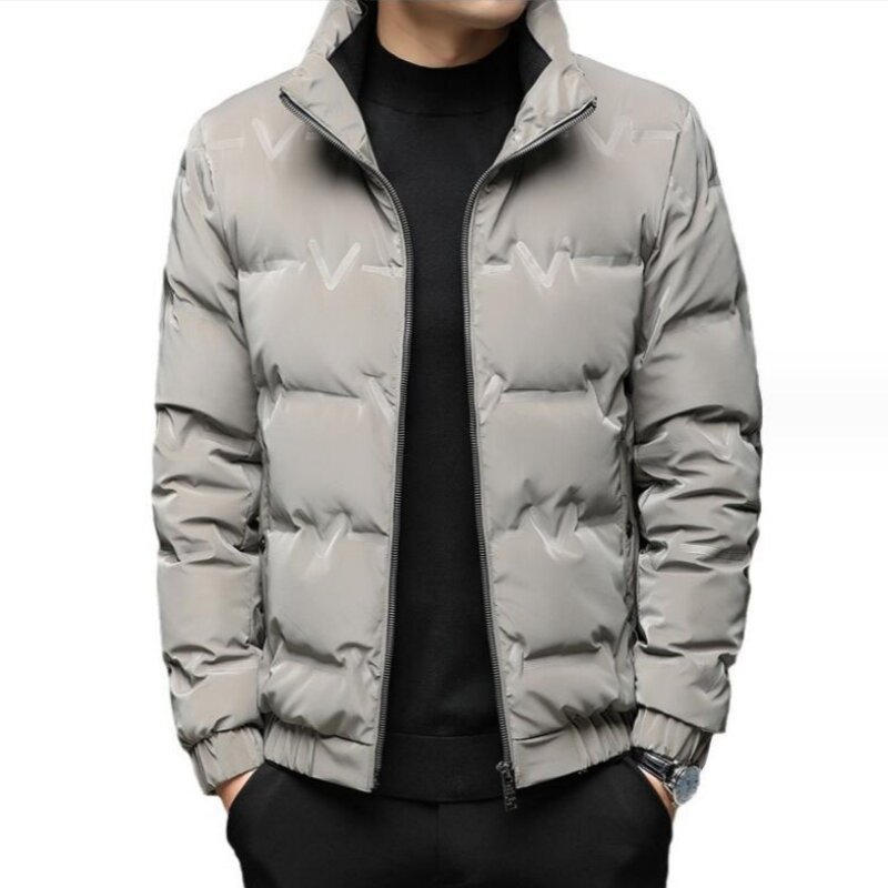 Парка мужская утепленная, теплая ветрозащитная куртка, модная повседневная верхняя одежда, пальто, на осень-зиму