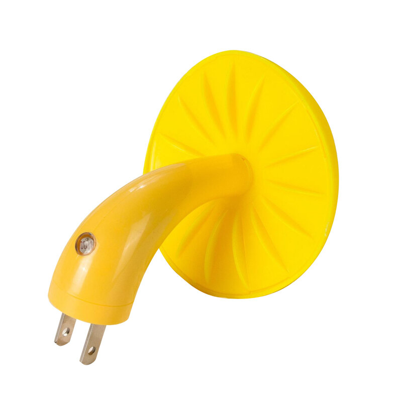 Креативная мультяшная желтая мини-лампа в виде грибов, светодиодная Подключаемая Ночная лампа для детской спальни, прикроватная лампа для защиты глаз и сна, атмосферная лампа