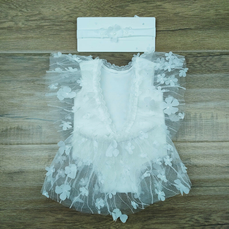 ملابس تصوير حديثي الولادة ، تنورة أميرة الطفل القمر ، عقال زهرة ، ملابس على شكل جنية