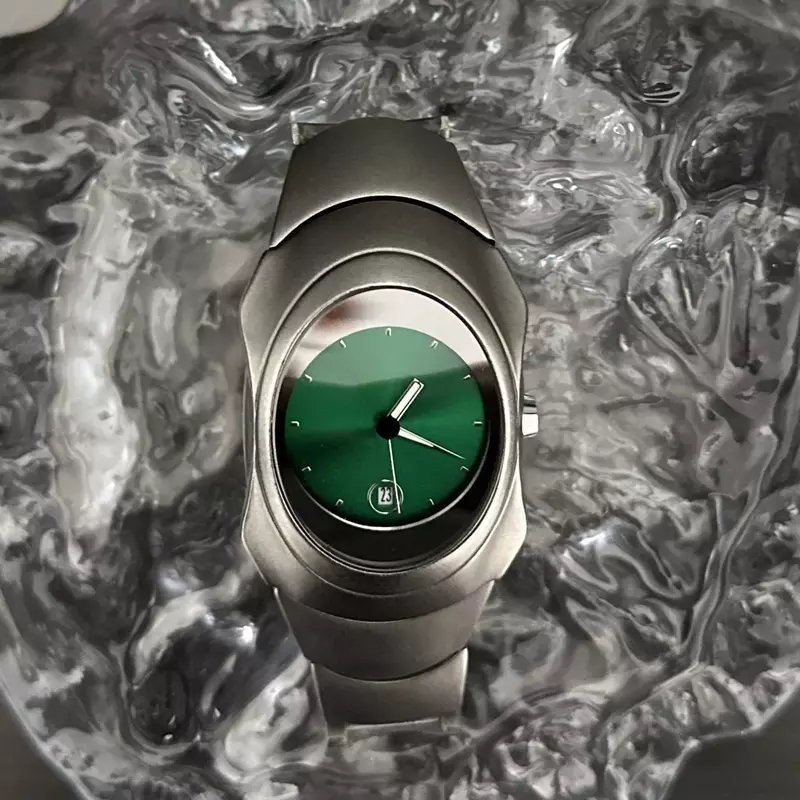 Y2K Alien оригинальные небомбинные кварцевые часы Oakley для мужчин модные бренды Премиум Ins нишевый дизайн языческий дизайн